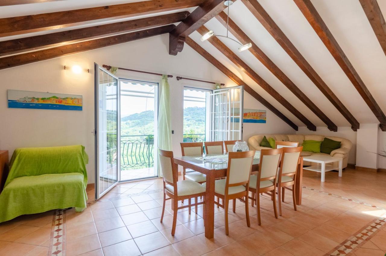 Ca' Do Pescou, Charming 2,Bedroom Apartment With Stunning Hill Views Overlooking The Greenery Rapallo Exterior photo